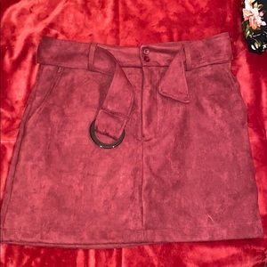 Large Burgundy skirt